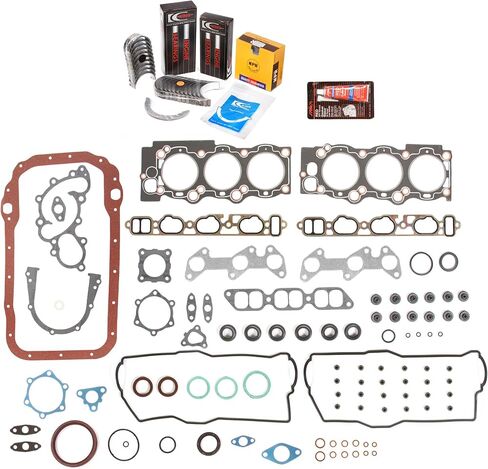 MA-4216957558-3 Full Gasket Set Bearings Rings Fit 88-91 Toyota Camry Lexus ES250 2.5 DOHC 2VZFE in Saudi Arabia