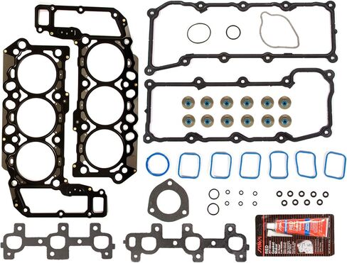 MA-4216959941-5 Full Gasket Set Bearings Rings Fit 02-05 Dodge Jeep 3.7 SOHC VIN KMLS in Saudi Arabia