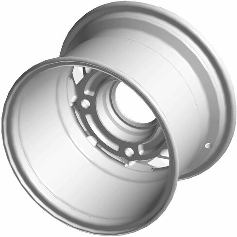 Polaris Ranger Wheel, Rear, 12 x 8, Cruiser Black, Genuine OEM Part 1523041-266, Qty 1 in Saudi Arabia