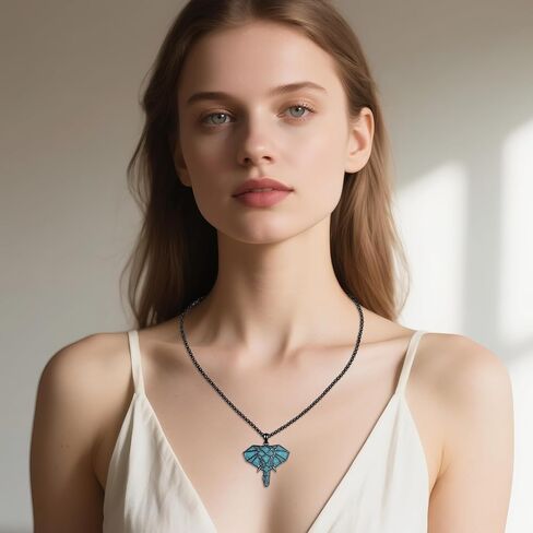 Horse Necklace Sterling Silver Horse Head Pendant Turquoise Jewelry Birthday Gift for Women Men in Kuwait