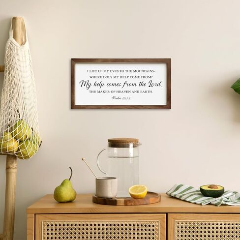 This is the Day that the Lord has Made Sign, Christian Decor Sign, Framed Scripture Wood Sign, Framed Wall Plaque Sign, Psalm 118:24 Scripture Decor, Frame Bible Verse Wood Sign, Home Wall Decor in Kuwait