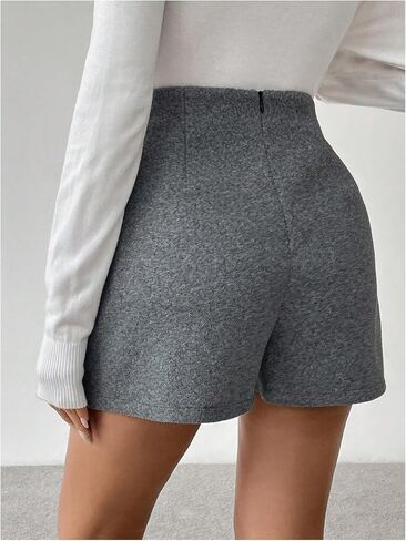 SOLY HUX Women's High Waisted Dress Shorts Straight Leg Work Office Shorts with Pockets in Saudi Arabia
