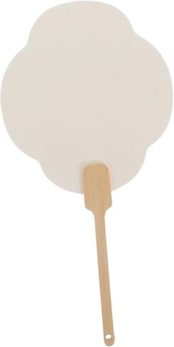 VILLCASE DIY Lacquer Fan Kit Blank Handheld Paper Fans for Weddings Crafts Decoration Relaxing Craft Activity for in Saudi Arabia