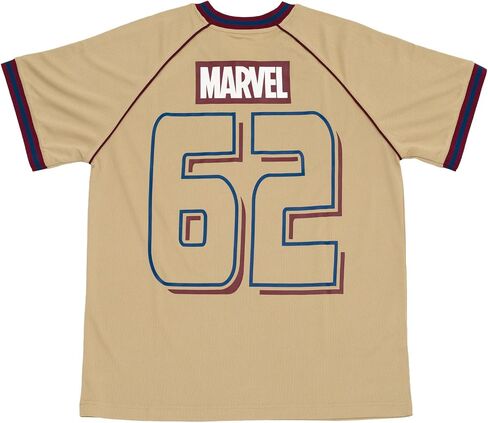 Marvel Mesh Soccer Jersey Athletic V-Neck T-Shirt Adult Sizes (X-Small - 2XL) in Saudi Arabia