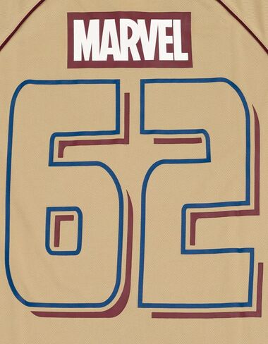 Marvel Mesh Soccer Jersey Athletic V-Neck T-Shirt Adult Sizes (X-Small - 2XL) in Saudi Arabia