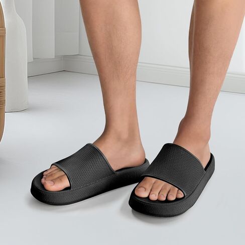 Slippers for Women and Men House Slides Shower Sandals Cushioned Thick Sole in Saudi Arabia
