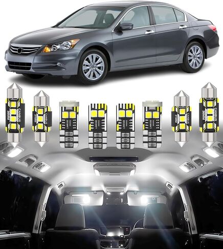BMT xms Car Interior LED Light Replacement for Honda Accord 2003-2012,6000K Super Bright Interior Light Bulbs Package, 14pcs in Saudi Arabia