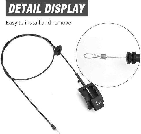 912-042 Hood Release Cable Pull Handle, Replacement for Ford Bronco F Series 150 250 350 Super Duty Pickup 1992-1997, Replaces F2TZ16916A in Saudi Arabia