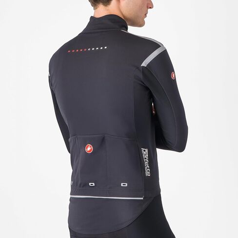CASTELLI Men’s Perfetto RoS 3 Jacket, Windproof, Water-Resistant & Breathable Protection for Cool to Cold Rides in Saudi Arabia