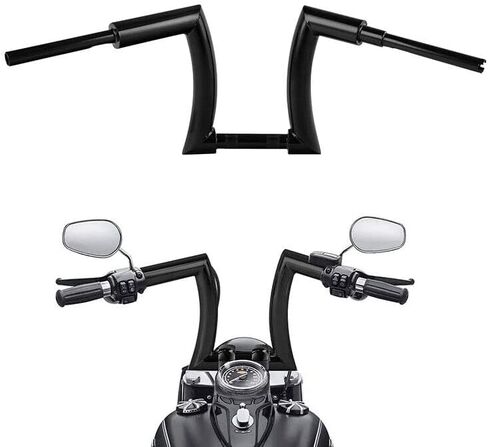 TCMT 16" Rise 2" Ape Hanger Handlebar Fit For Harley Road King Electra Road Glide Sportster XL 883 1200 Softail Slim Heritage Fat Boy Deluxe Deuce Dyna Super Wide Glide Low Rider Fat Bob in Saudi Arabia