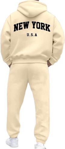 Track Suits For Men Set 2 Piece Casual Tracksuit Hoodie Sweatsuit Sets Athletic Jogging Suits Running Sport Sets in Saudi Arabia