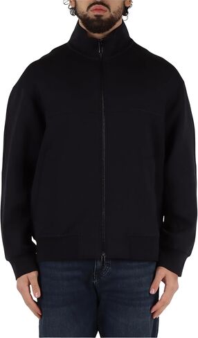 Armani Exchange mens Blue Edition Full Zip Mockneck in Saudi Arabia