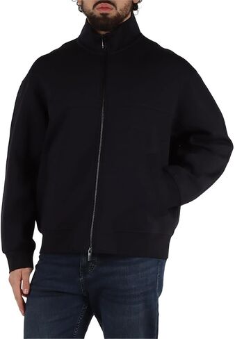 Armani Exchange mens Blue Edition Full Zip Mockneck in Saudi Arabia