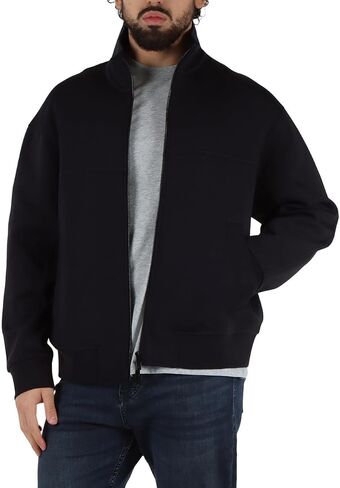Armani Exchange mens Blue Edition Full Zip Mockneck in Saudi Arabia