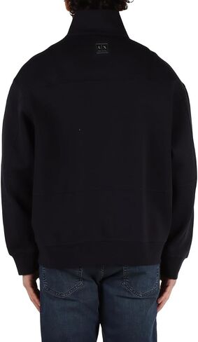 Armani Exchange mens Blue Edition Full Zip Mockneck in Saudi Arabia