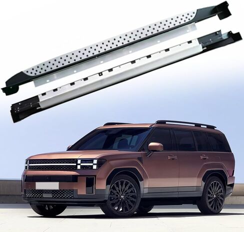 Running Boards Side Steps Fit for Hyundai Santa Fe 2024 2025 Nerf Bar Accessories in Saudi Arabia