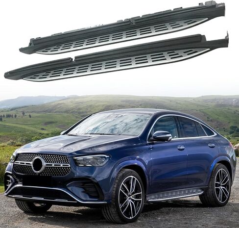 Running Boards Side Steps Fit for 2021-2025 Mercedes Benz GLE Coupe Nerf Bar Accessories in Saudi Arabia