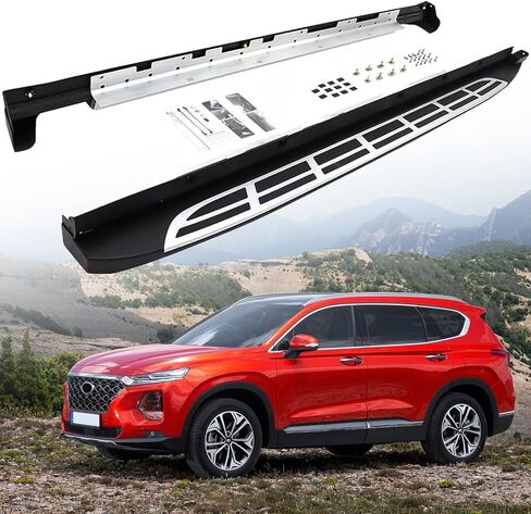 لوحات الجري بخطوات جانبية مناسبة لملحقات Hyundai Santa Fe 2019-2023 Nerf Bar in Saudi Arabia