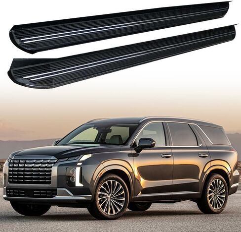 لوحات تشغيل Nerf Bar متوافقة مع 2019-2025 Hyundai Palisade زوج خطوات جانبية من الفولاذ المقاوم للصدأ in Saudi Arabia