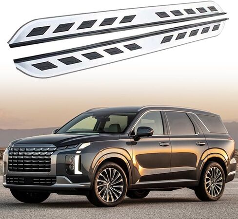 Running Boards Nerf Bar Compatible for 2019-2025 Hyundai Palisade Side Steps Pair Stainless Steel in Saudi Arabia