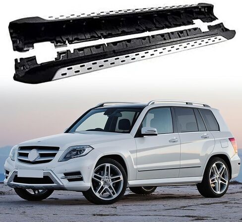 لوحات الجري بخطوات جانبية مناسبة لمرسيدس بنز GLK X204 2008-2015 Nerf Bar Accessories in Saudi Arabia