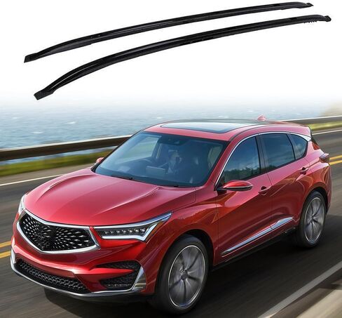 Roof Rack Side Rail Bar Cross Bars Fit for Acura RDX 2013-2018 Luggage Baggage (Black) in Saudi Arabia
