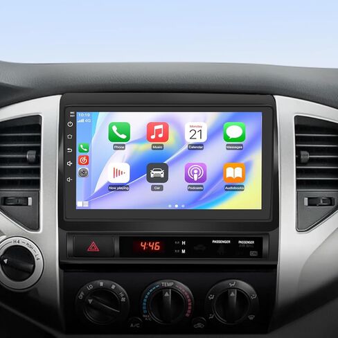 Car Radio for Toyota Tacoma 2005-2015 Built-in carplay Android Auto,9 inch Android 12 Car Stereo Head Unit 2G RAM 32G ROM with DSP WiFi GPS Navigation Bluetooth Steering Wheel Control in Kuwait