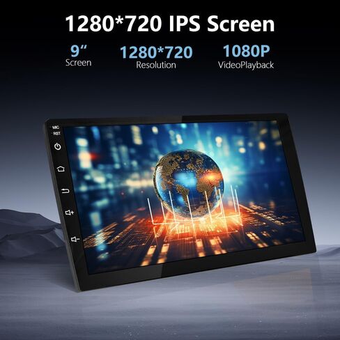 Car Radio for Toyota Tacoma 2005-2015 Built-in carplay Android Auto,9 inch Android 12 Car Stereo Head Unit 2G RAM 32G ROM with DSP WiFi GPS Navigation Bluetooth Steering Wheel Control in Kuwait