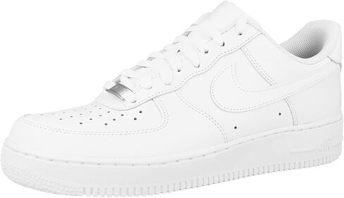 Nike Air Force 1 '07 Women's Shoes (DV3808-103, White/White/Volt/University Blue) Size 7 in Saudi Arabia