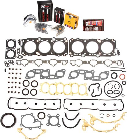 MA-4216958159-7 مجموعة حشية كاملة محامل حلقات تناسب 90-96 نيسان إنفينيتي 3.0 VG30DE VG30DETT in Saudi Arabia