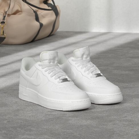 Nike Air Force 1 '07 Women's Shoes (DV3808-103, White/White/Volt/University Blue) Size 7 in Saudi Arabia