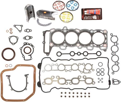 MA-4216958340-7 Full Gasket Set Bearings Rings Fit 94-99 Nissan 200SX Sentra Infiniti G20 SR20DE in Saudi Arabia