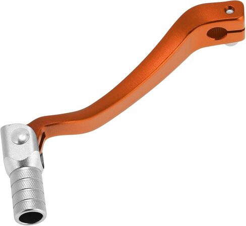 Folding Motorcycle Gear Shifter Lever for Kayo T6 Aluminum Alloy Pedal Shift Lever Arm Orange Lever Silver Tone Head in Saudi Arabia