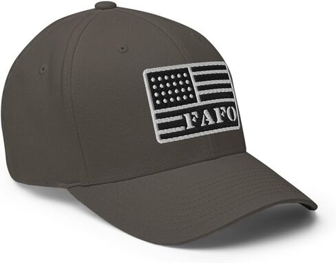 FX FAFO USA Flag Fitted Hat Embroidered Curved Bill Mid Crown Closed-Back Structured Twill Cap in Saudi Arabia