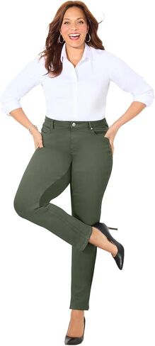 Catherines Women's Plus Size Sateen Stretch Pant in Saudi Arabia