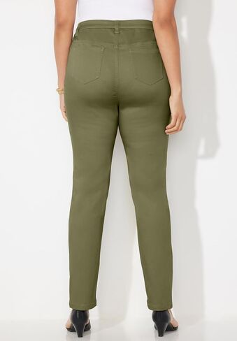 Catherines Women's Plus Size Sateen Stretch Pant in Saudi Arabia