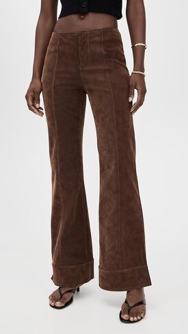 Free People Women's Glow Up Pant Suede in Saudi Arabia