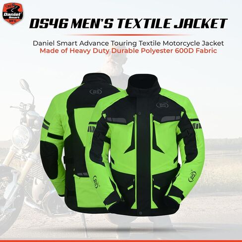 سترة دانيال سمارت للرجال للدراجات النارية مقاومة للماء ومتينة طوال الموسم، سترة شبكية رياضية in Kuwait