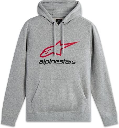 Alpinestars 1214-51812-1131-XL: Always 2.0 Hoodie Grey Heather/Red/Black Xl in Saudi Arabia