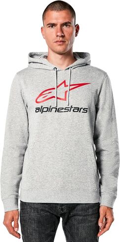 Alpinestars 1214-51812-1131-XL: Always 2.0 Hoodie Grey Heather/Red/Black Xl in Saudi Arabia