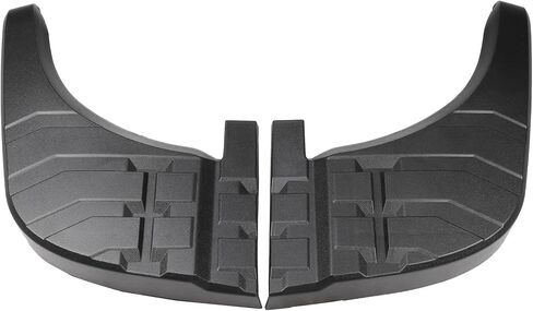 Rear Bumper Step Pad Protector Guards Cover Replacement for Toyota Tundra 2007 2008 2009 2010 2011 2012 2013 Rear Bumper Cover Replaces 52163-0C040 52164-0C040 TO1196100 TO1197100 LH and RH Pair Black in Saudi Arabia