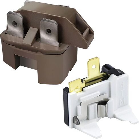 Refrigerator Compressor Starter Relay & Overload Protector Kit for Frigidaire, GE, Whirlpool, Kenmore – Replaces Part Numbers 4387913, 4241370, 7020935, 4387766, 4387836 in Saudi Arabia