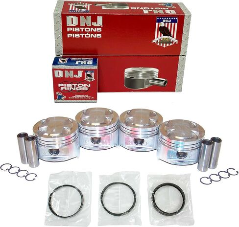 DNJ PRK430 مجموعة المكبس والحلقة لـ 1999-2000 مازدا مياتا 1.8L L4 DOHC 16 فولت تستنشق بشكل طبيعي in Saudi Arabia