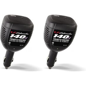 ‎PI-140 Analog Power Inverter for Cars, 140W with AC and USB Power Ports, Black in Kuwait