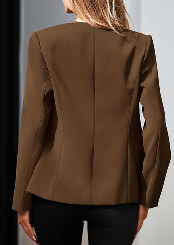 PRETTYGARDEN Women's 2025 Fall Blazers Button Down Fitted Lightweight Dressy Work Suit Jackets Trendy Business Casual Outfits in Saudi Arabia