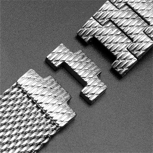 Stainless Steel Watch Strap 20mm 23mm Bracelet Solid Metal Watch Bands Watch Accessories Universal in Kuwait