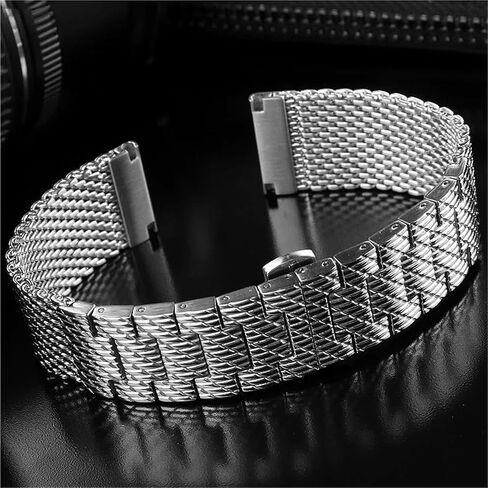 Stainless Steel Watch Strap 20mm 23mm Bracelet Solid Metal Watch Bands Watch Accessories Universal in Kuwait