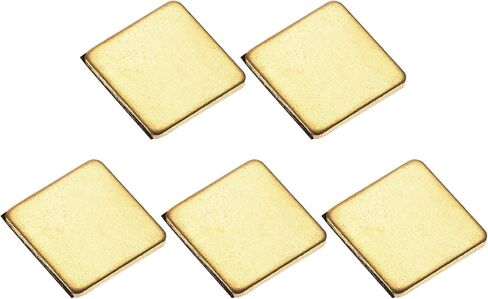 DMiotech 10 Pack 12 x 12 x 1mm IC Chips Heatsink Copper Pad Thermal Kit Cooler Shim with Adhesive for PC Laptop in Saudi Arabia
