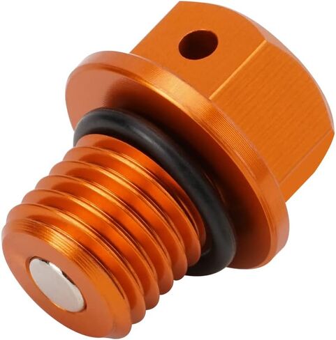 NICECNC Orange M12 x P1.5 Magnetic Drain Plug Compatible with KTM 125-530 SX/SX-F/EXC/EXC-F/EXC-R/XC/XC-W/XC-F 2000-2023 in Saudi Arabia