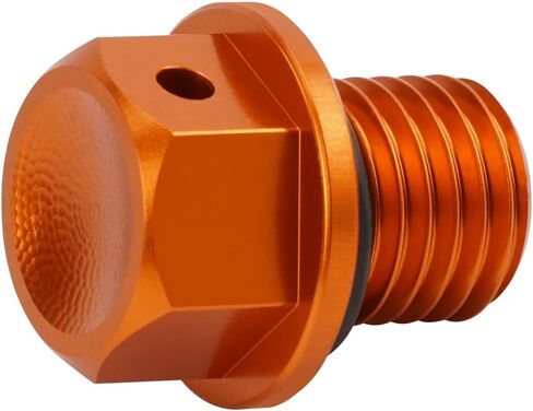 NICECNC Orange M12 x P1.5 Magnetic Drain Plug Compatible with KTM 125-530 SX/SX-F/EXC/EXC-F/EXC-R/XC/XC-W/XC-F 2000-2023 in Saudi Arabia